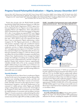 Progress Toward Poliomyelitis Eradication — Nigeria, January–December 2017