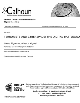Terrorists and Cyberspace: the Digital Battleground