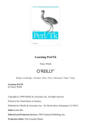 Learning Perl Tk.Pdf
