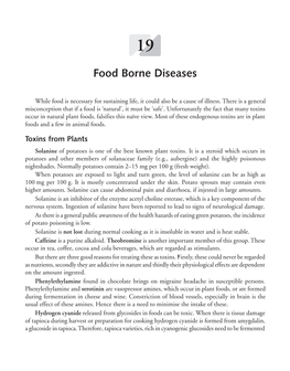 Food Borne Diseases