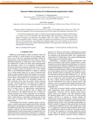 Aharonov-Bohm Detection of Two-Dimensional Magnetostatic Cloaks