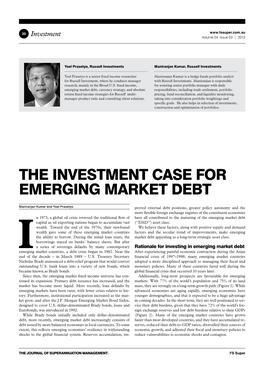 The Investment Case for Emerging Market Debt