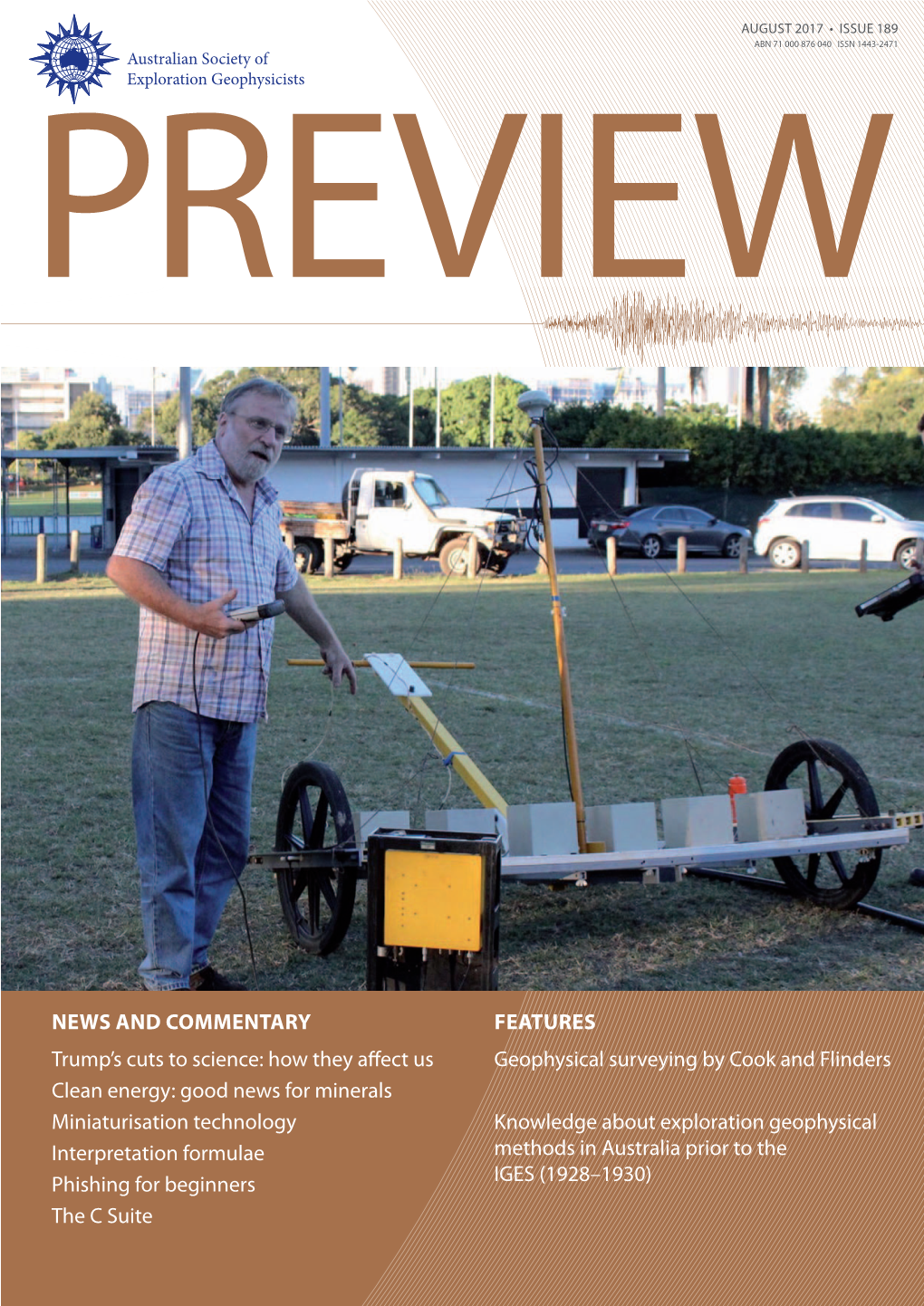 FEATURES Geophysical Surveying by Cook and Flinders Knowledge