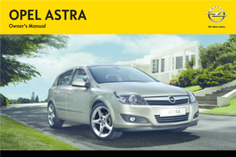 Opel Astra Owner Manual.Pdf