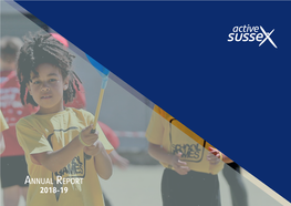 Active Sussex Annual Report 2018-19