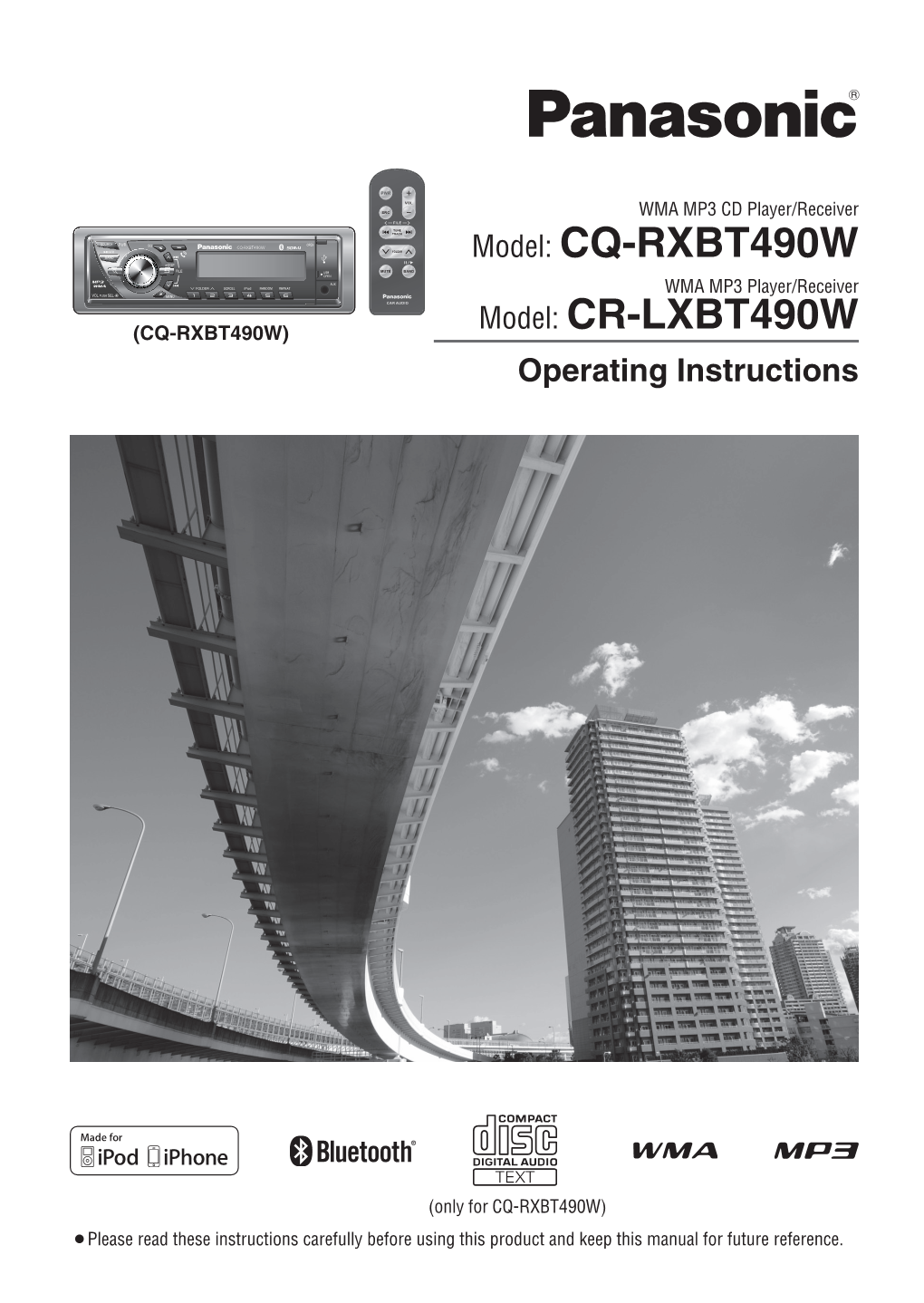 CQ-RXBT490W Model: CR-LXBT490W