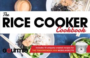 RICE COOKER Cookbook