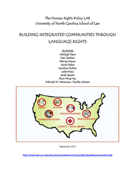 Building Integrated Communities Through Language Rights