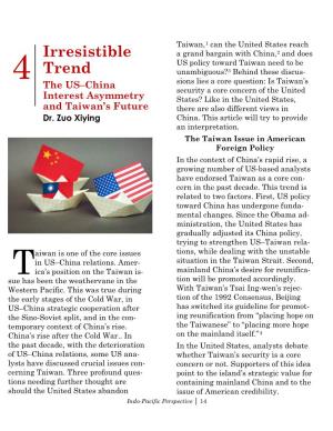 Irresistible Trend: the US–China Interest