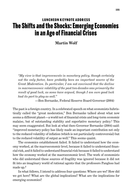 The Shifts and the Shocks: Emerging Economies in an Age of Financial Crises