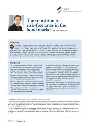 The Transition to Risk-Free Rates in the Bond Market by Paul Richards
