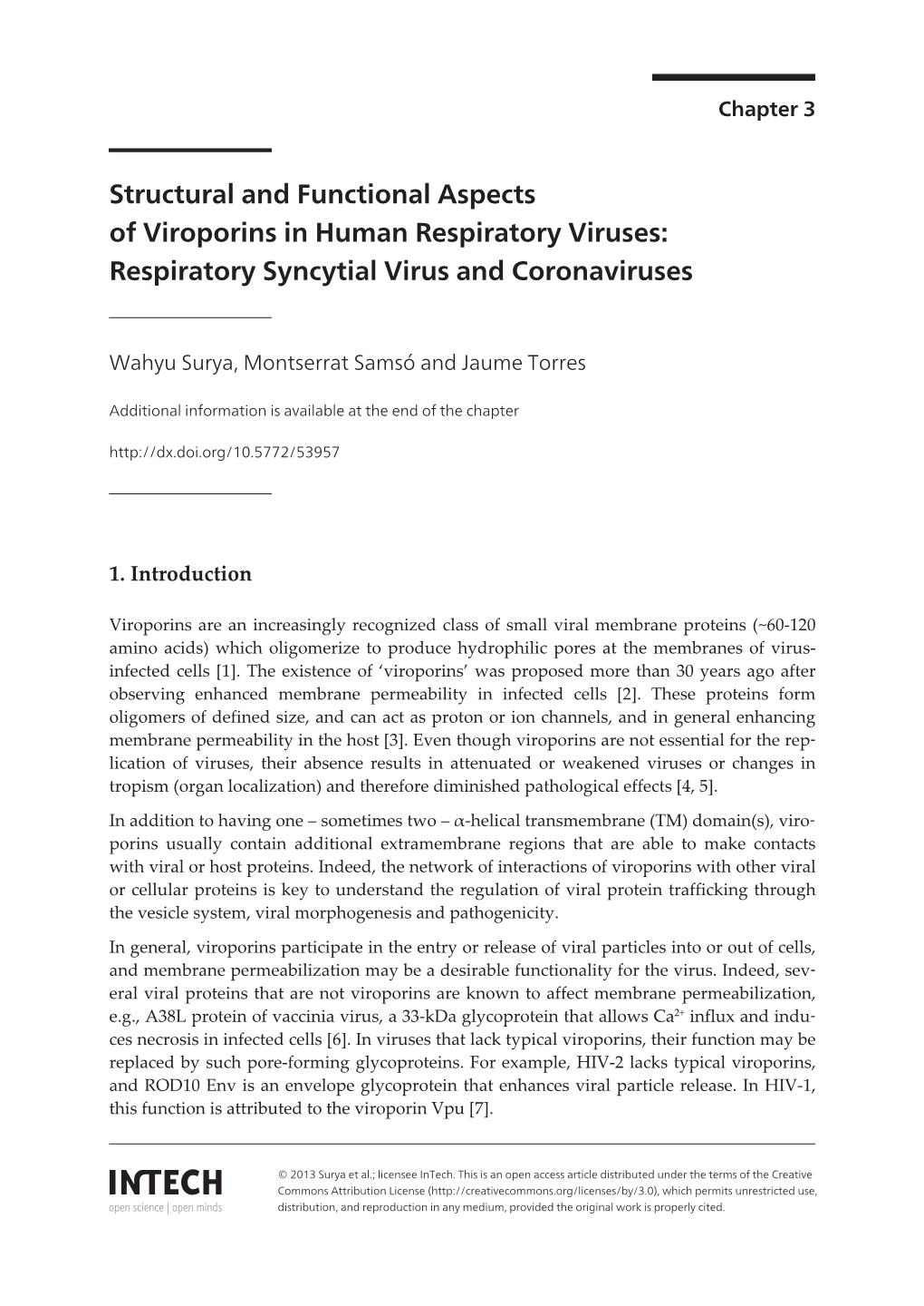 Respiratory Syncytial Virus and Coronaviruses