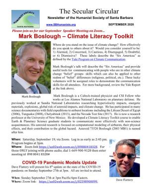 Mark Boslough – Climate Literacy Toolkit