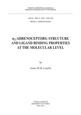 Structure and Ligand Binding Properties at The