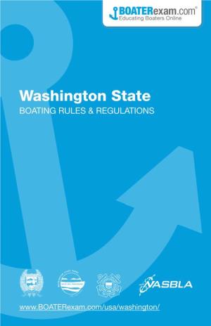 Washington State Boating Rules and Regulations