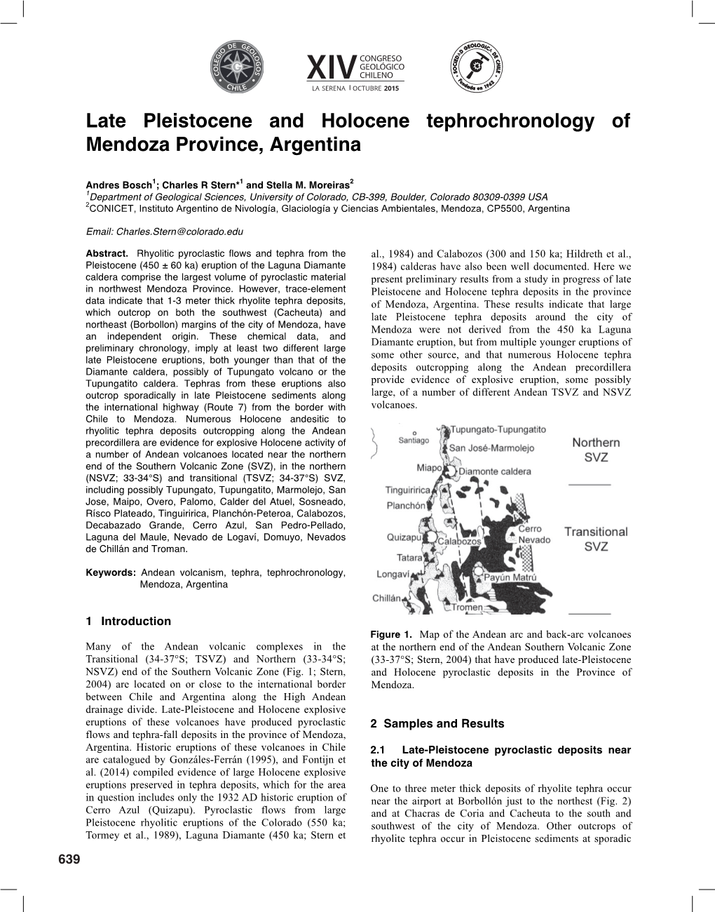 Late Pleistocene and Holocene Tephrochronology of Mendoza Province, Argentina