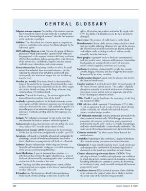 Central Glossary