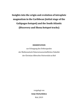 Insights Into the Origin and Evolution of Intraplate Magmatism in the Caribbean