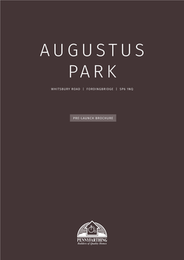 Augustus Park Pre-Launch Brochure