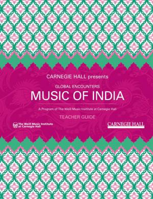 Music of INDIA