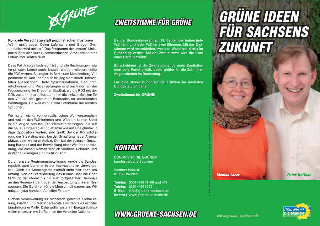 Grüne Ideen Für Sachsens Zukunft