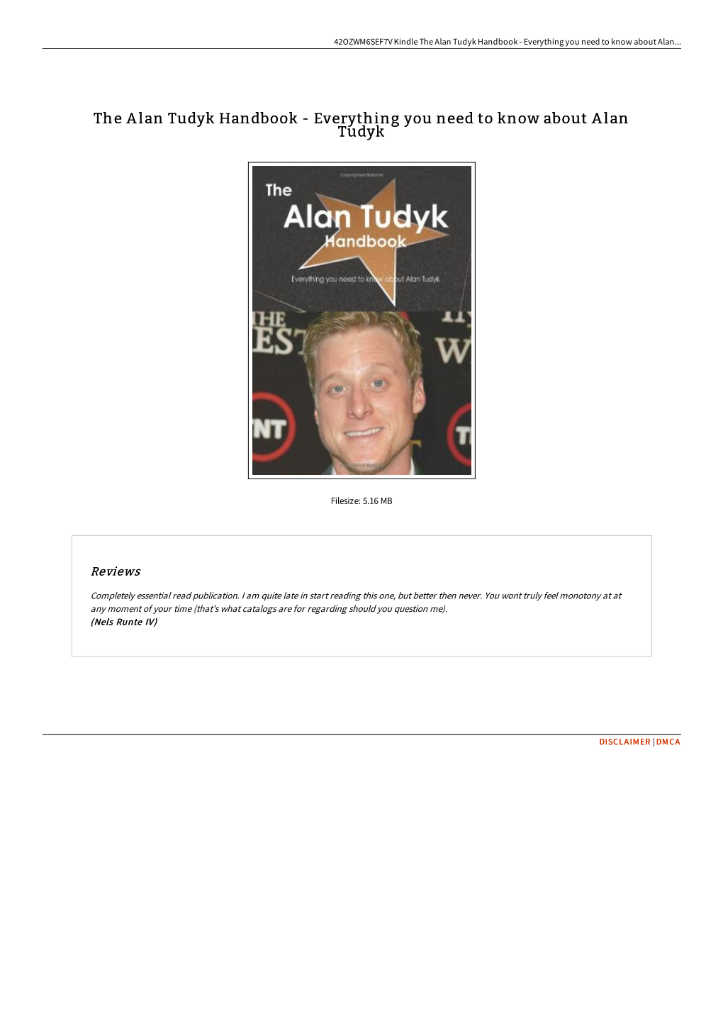 Download Book < the Alan Tudyk Handbook