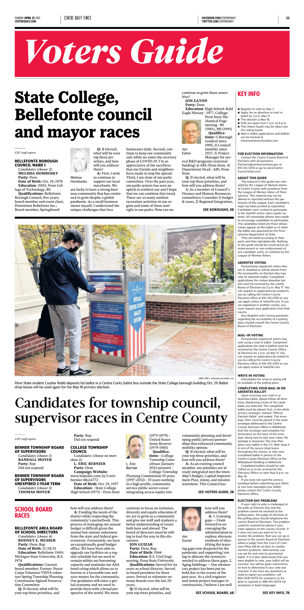 State College, Bellefonte Council and Mayor Races