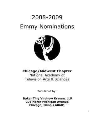 2008-2009 Emmy Nominations