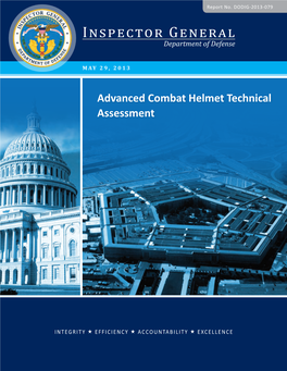 Advanced Combat Helmet Technical Assessment