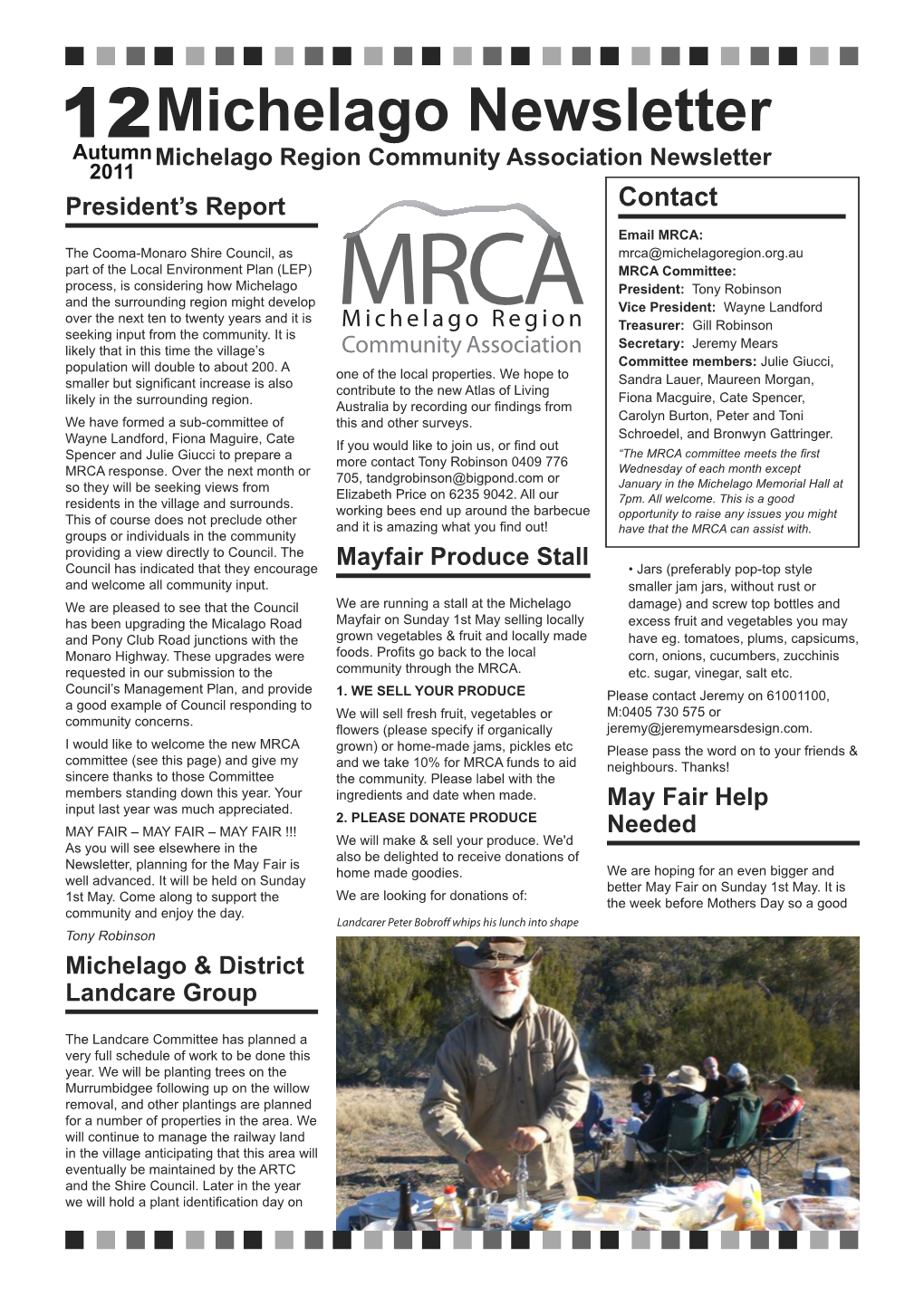 Michelago Newsletter