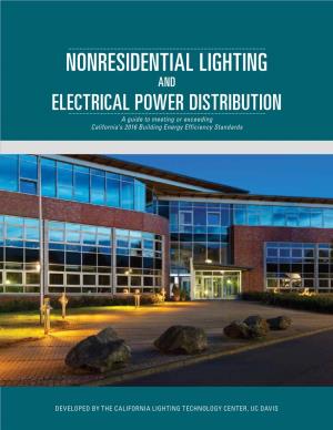 Nonresidential Lighting and Electrical Power Distribution Guide