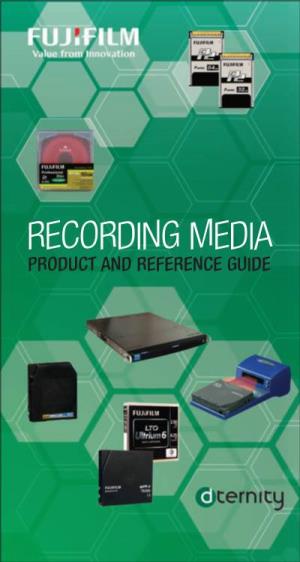 Recording Media Product and Reference Guide