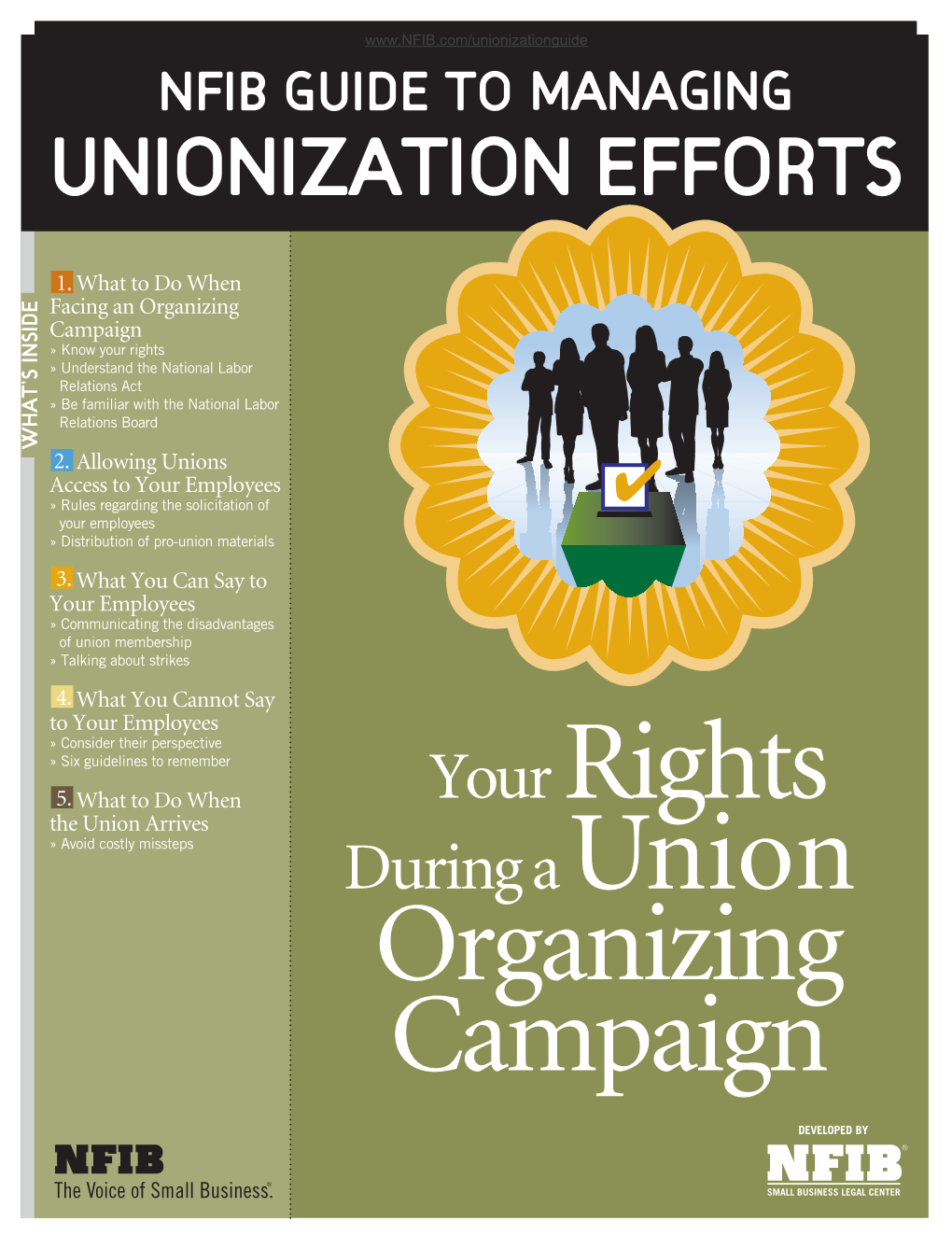 NFIB Guide to Managing Unionization Efforts | One