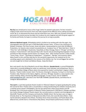 Hosanna Bios