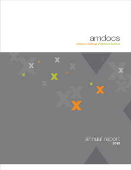 Annual Report 2012 2012 ANNUAL REPORT | 1