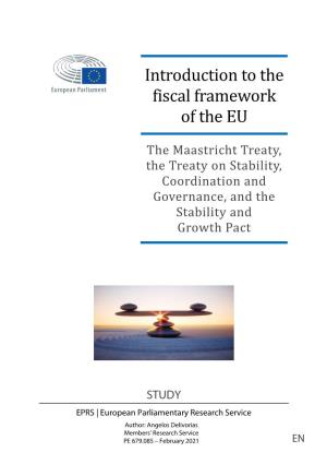 Introduction to the Fiscal Framework of the EU