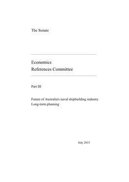 Senate Economics References Committee