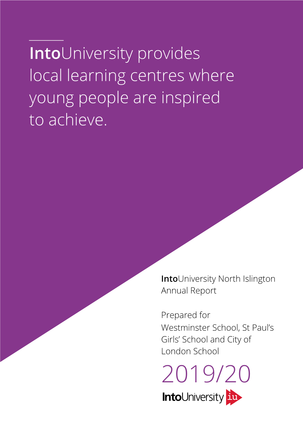 To Read Their North Islington Annual Report