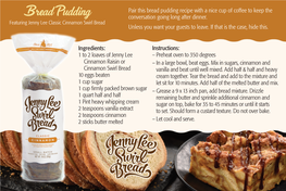 Bread Pudding-V03 5 Generation Bakers 10/25/17 7:48 PM Page 2