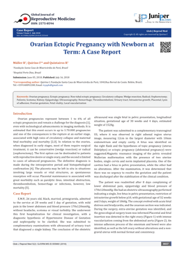 Ovarian Ectopic Pregnancy with Newborn at Term: a Case Report
