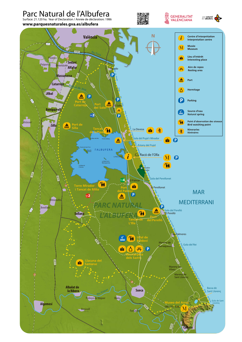 F:\DATOS\AA Paloma\Mapa Albufera\Mapa Turístico ALBUFERA