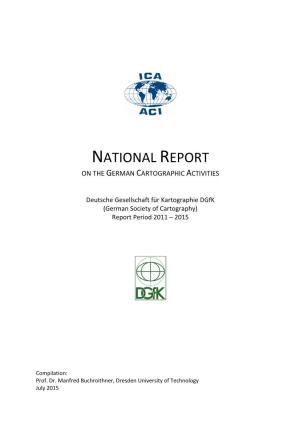 National Report on the German Cartographic Activities