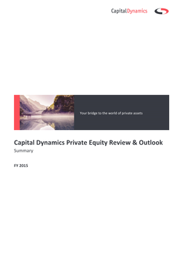 Capital Dynamics Private Equity Review & Outlook