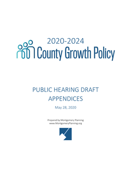 PUBLIC HEARING DRAFT APPENDICES May 28, 2020