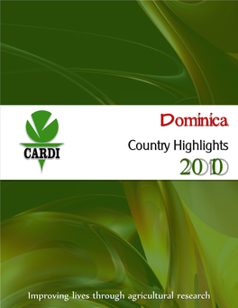 Dominica Country Highlights 2010
