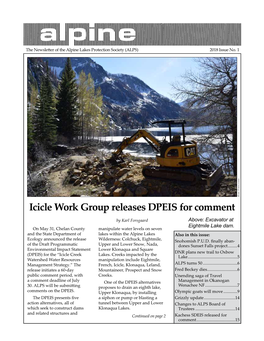 Icicle Work Group Releases DPEIS for Comment