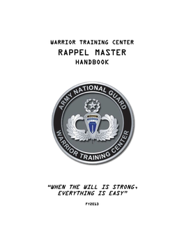 Rappel Master Handbook