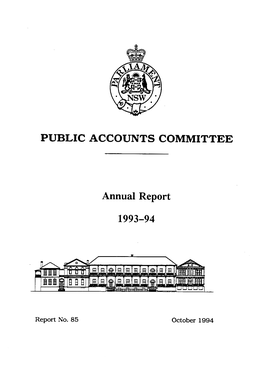 Annual Report for Year Ending 30 June 1994