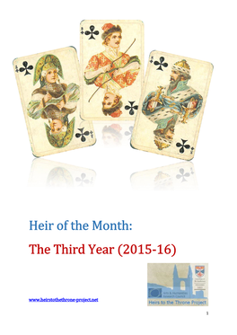 The Third Year (2015-16)