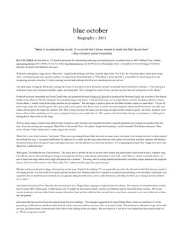Blue October Biography – 2013